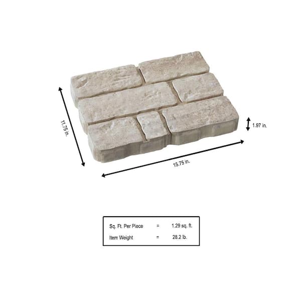 Valestone Hardscapes Rockford Stone 15.75 in. x 11.75 in. x 2 in