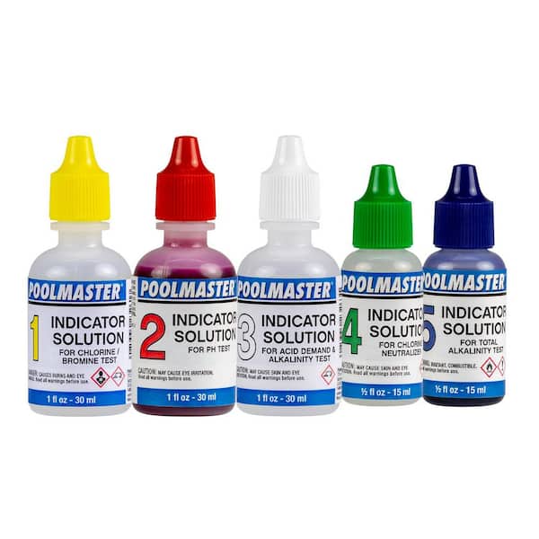 Solutions 1 - 5 Replacement Water Test Kit for Swimmning Pool and Spa