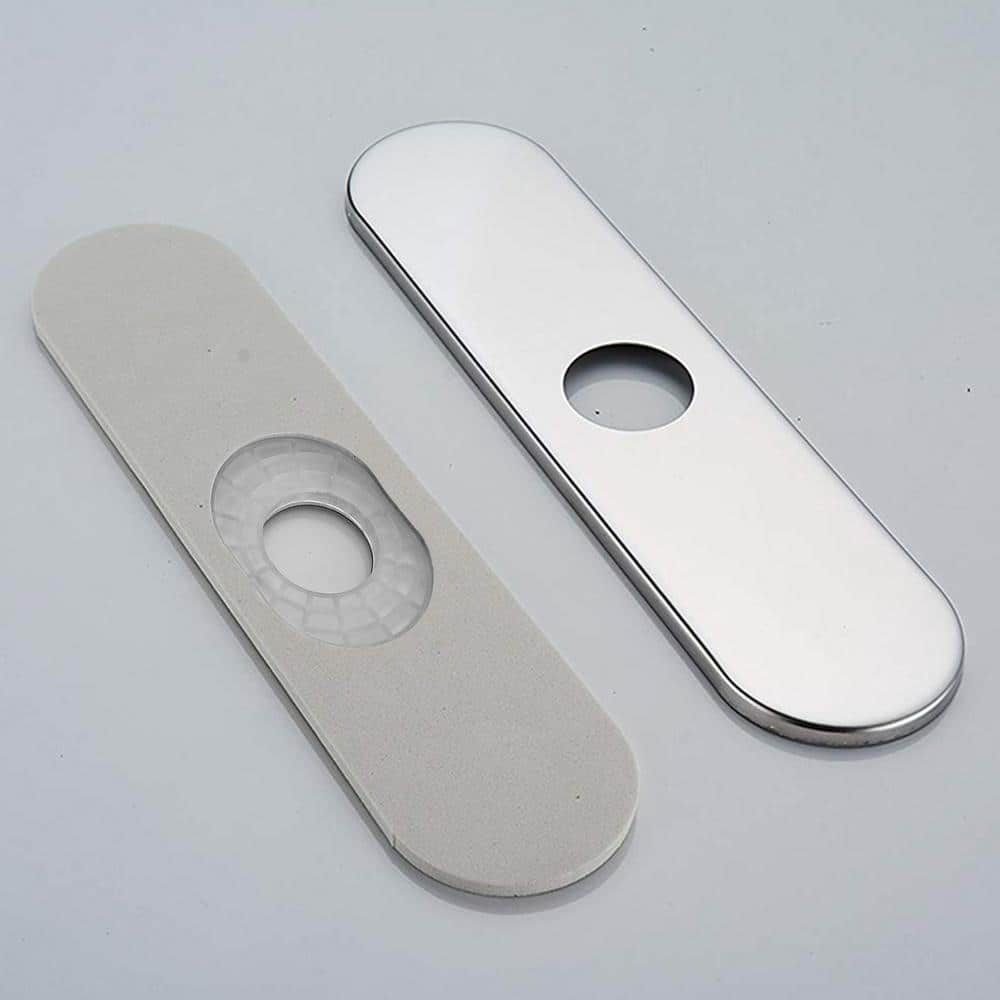 Polished Chrome Kitchen Sink Faucet Hole Cover Plate