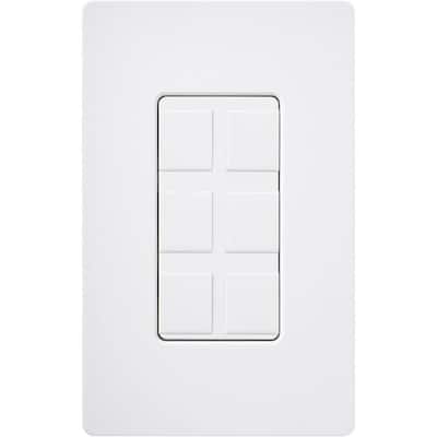 White 1-Gang Data Jack;Coaxial;Ethernet;Phone Jack Wall Plate (1-Pack)