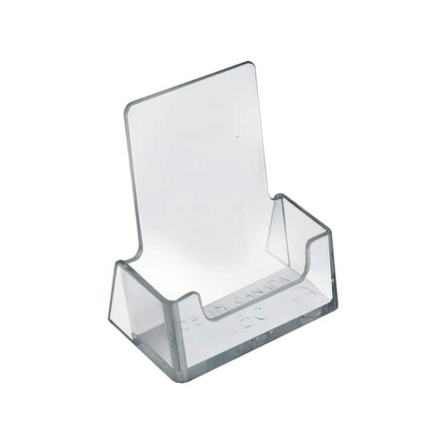 Azar Displays Clear Acrylic Vertical Business Card Holder Display for  Counter(10-Pack) 252011 - The Home Depot