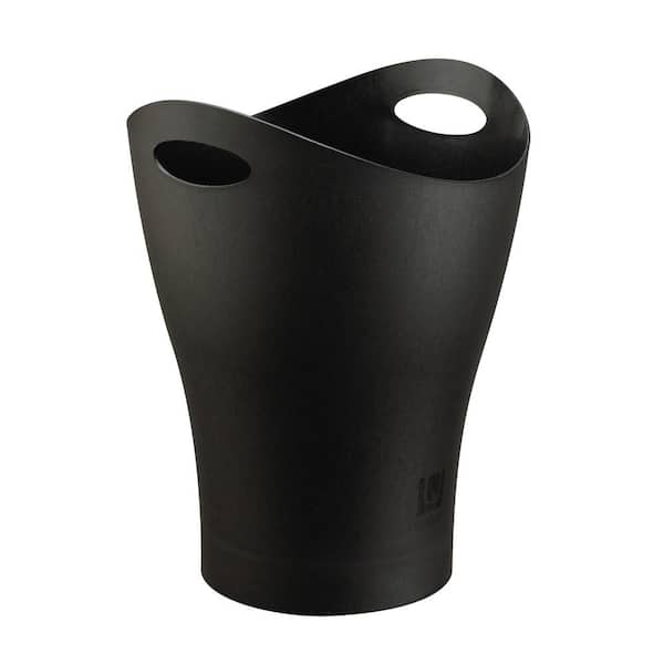 Umbra Black Garbino 2.25G Plastic Trash Can