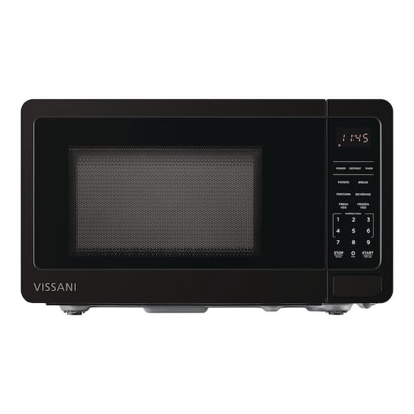 0.7 cu. ft. 700-Watt Countertop Microwave Oven in Black