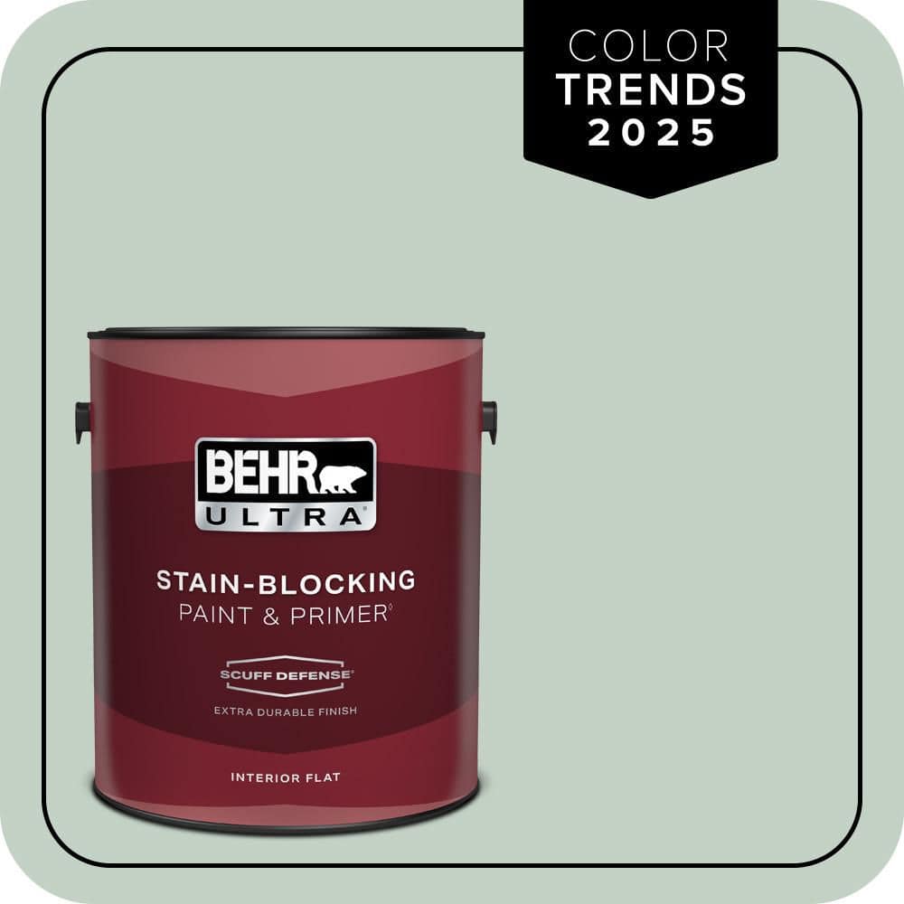 1 gal. #PPU11-13 Frosted Jade Extra Durable Flat Interior Paint & Primer price history on PriceWatchPro