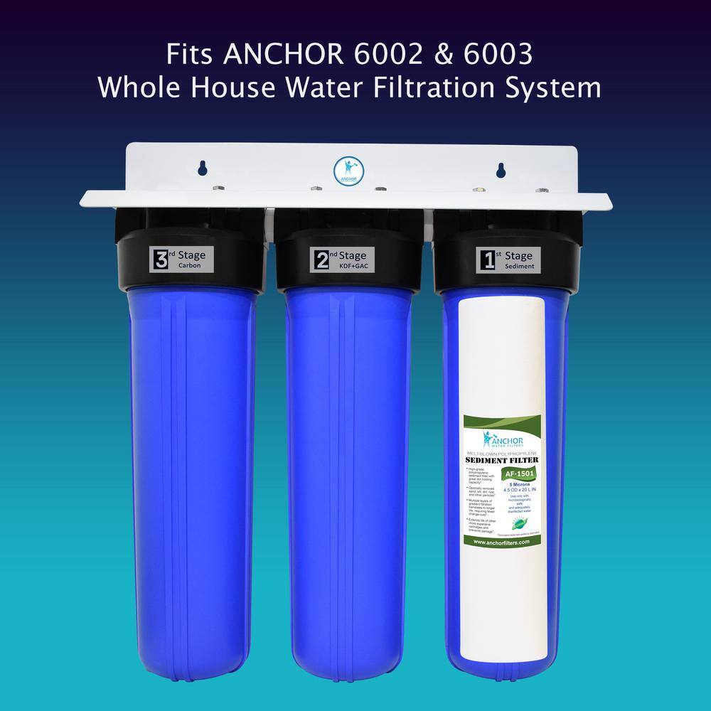 20" White Polypropylene Sediment Filter Cartridge