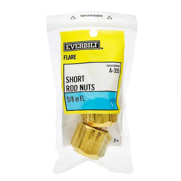 Everbilt 5/8 in. Brass Compression Nut Fittings (3-Pack) 801219