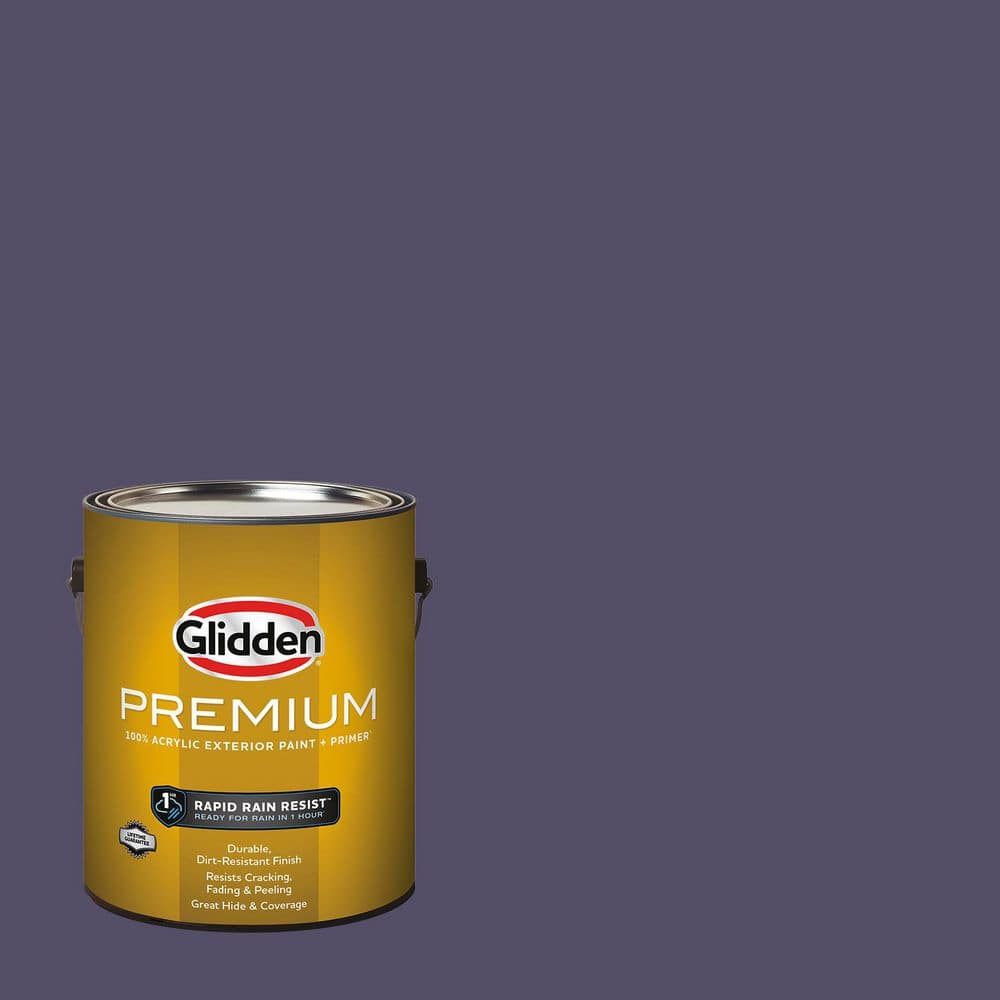 Glidden Premium 1 gal. Magic Spell PPG1173-7 Flat Exterior Latex