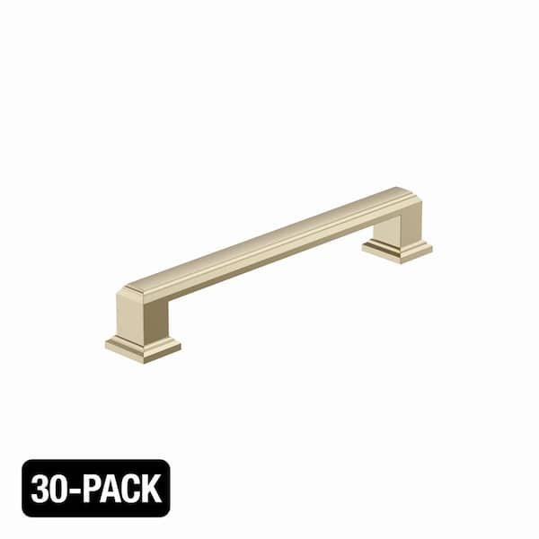 30-Pack Carrington 5-1/16 in. (128 mm) Center-to-Center Classic Brushed Gold Arch Cabinet Drawer Pulls