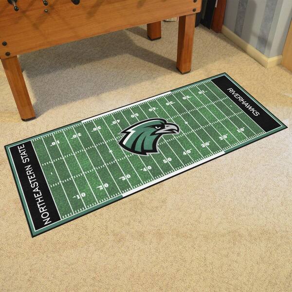 Fanmats NFL Green Bay Packers Nylon Face Football Field Runner