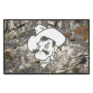 Oklahoma State Cowboys Camo 19 in. x 30 in. Starter Mat Accent Rug