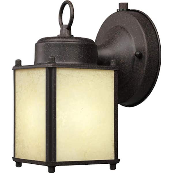 Designers Fountain Basic Porch Rust Patina Outdoor Wall Lantern Sconce