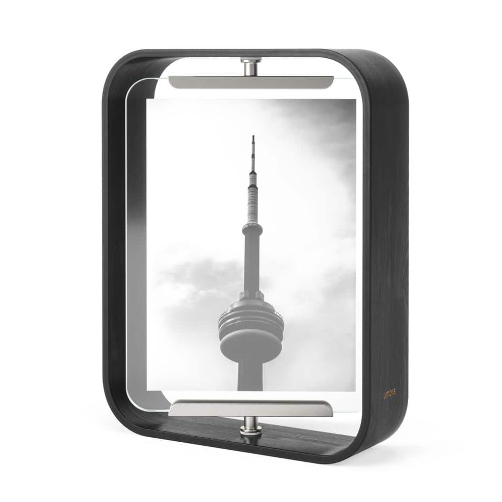 Bellwood Black 5x7 Floating Wood Picture Frame
