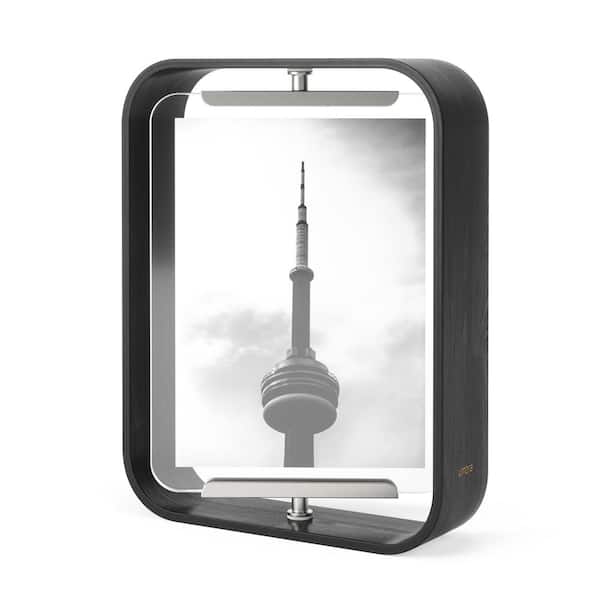 Umbra Bellwood 5 in. x 7 in. Black Desk Picture Frame