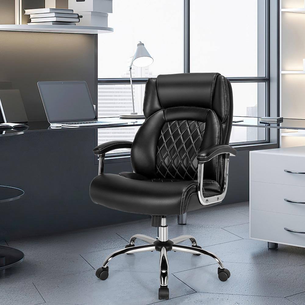 Faux Leather High Back Office Chair - rated 4.5882 stars from 34 reviews