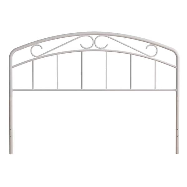 Hillsdale Furniture Jolie White Full/Queen Arched Scroll Headboard
