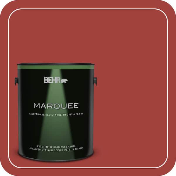 BEHR MARQUEE 1 gal. Home Decorators Collection #HDC-SM16-12 Tomato Slices Semi-Gloss Enamel Exterior Paint & Primer