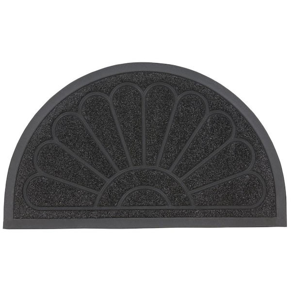 Entryways Sunburst Recycled Rubber Doormat