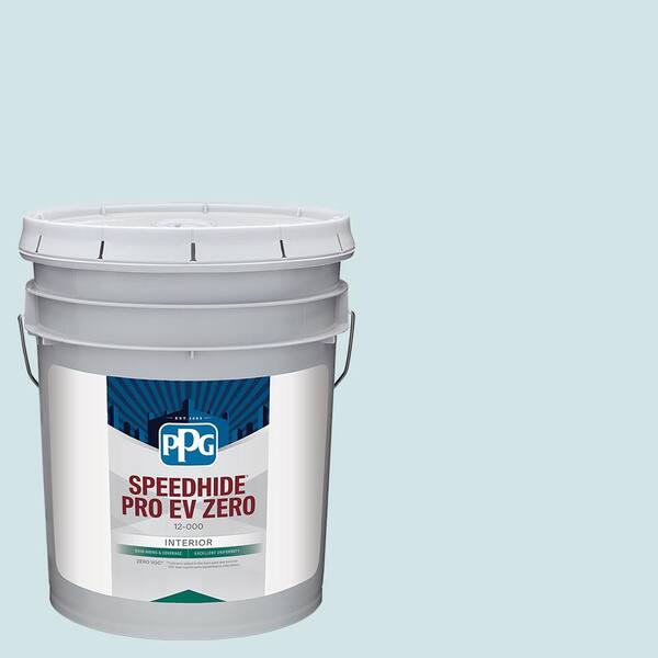 PPG Speedhide Pro EV Zero 5 gal. PPG1150-1 Aqua Sparkle Flat Interior Paint