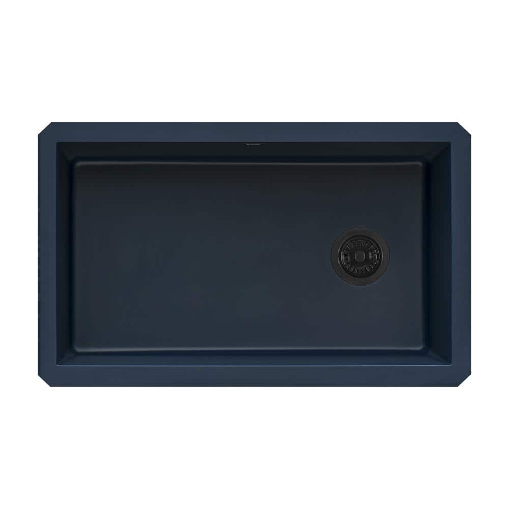 Catalina Blue Granite Composite Single Bowl Kitchen Sink