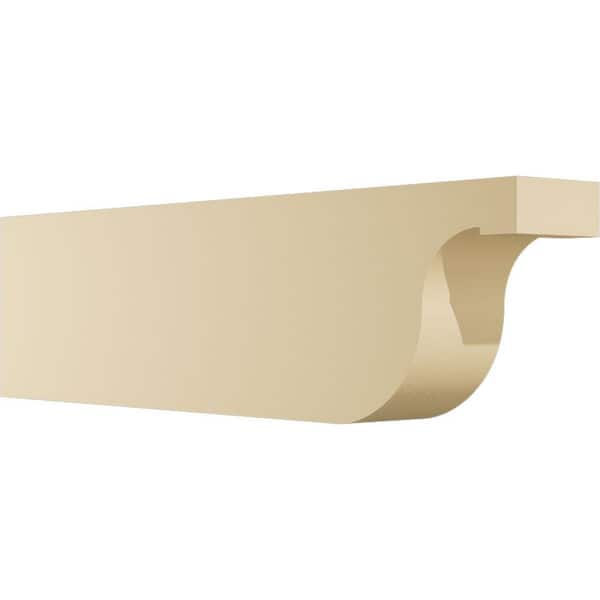 Ekena Millwork Standard Del Monte 4 in. W x 8 in. H x 30 in. D Signature Urethane Rafter Tail Outlooker