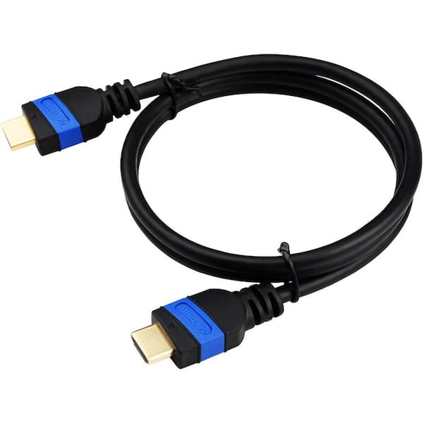 NTW 3 ft. Ultra HD PURE 4K High Speed 18 Gbps HDMI Cable With Ethernet 4X the Clarity of High-Definition 1080p NHDMI2P-003 - The Home Depot