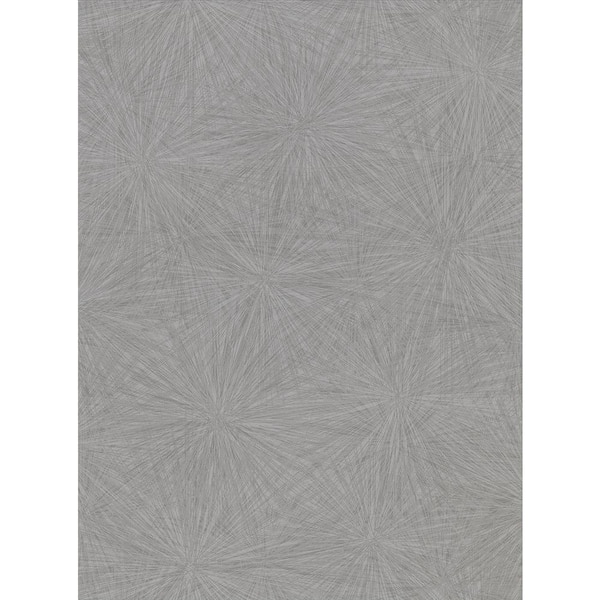 Warner Majestic Dark Grey Starburst Dark Grey Wallpaper Sample