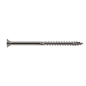 0.276 in. x 6 in. T-50 6-Lobe, Washer Head, Strong-Drive SDWS Timber Screw, Type 316 Stainless Steel (30-Pack)