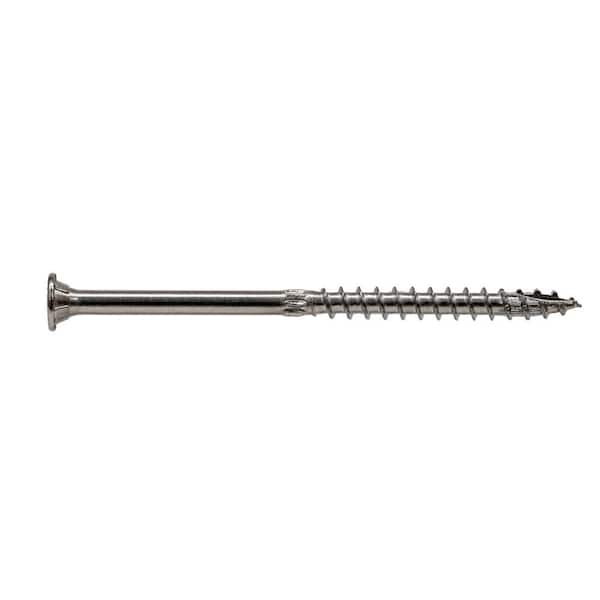 Simpson Strong-Tie 0.276 in. x 6 in. T-50 6-Lobe, Washer Head, Strong-Drive SDWS Timber Screw, Type 316 Stainless Steel (30-Pack)