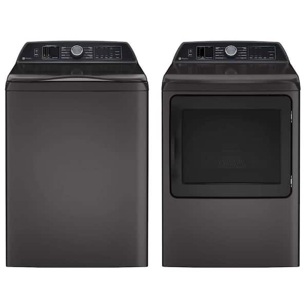 "Profile 5.4 cu. ft. Washer and 7.4 cu. ft. Dryer Combo, Diamond Gray, ENERGY STAR"