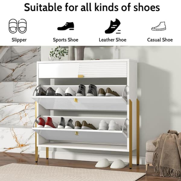 Sliding drawer shoe discount box