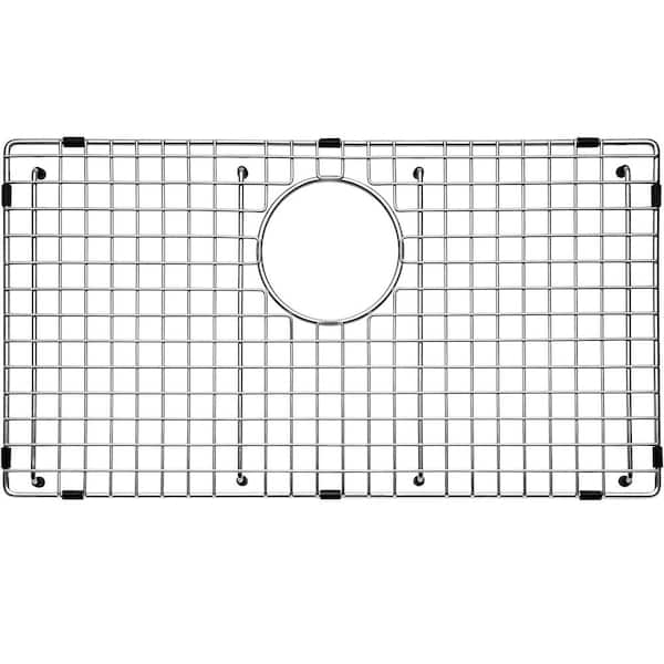 SERENE VALLEY 26.02-in x 12.99-in Rear Drain Heavy-Duty Stainless Steel Sink Protector SVH2613R