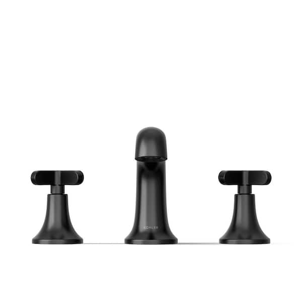 KOHLER Setra 8 in. Widespread Double Handle Bathroom Faucet in