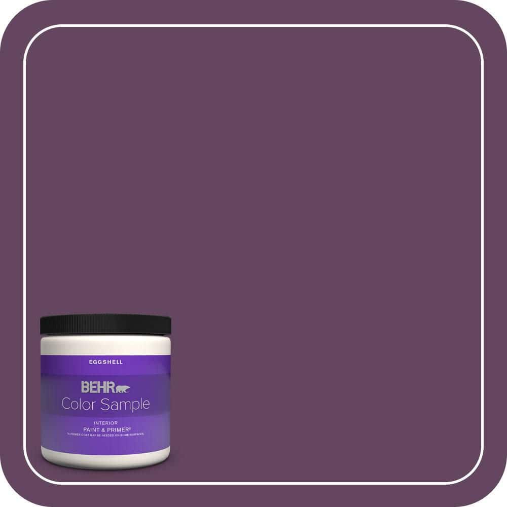 8 oz. #MQ5-35 Plum Rich Eggshell Enamel Interior Paint & Primer Color Sample price history on PriceWatchPro