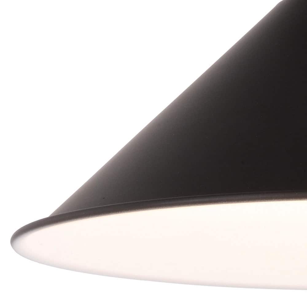 Akron 12" Matte White Interior Industrial Cone Pendant Light