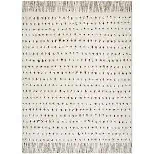 Freud Ivory Modern 5 ft. x 7 ft. Indoor Area Rug