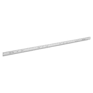 36 in. Aluminum Ruler with Conversion Tables with English/Metric Graduations 1/16 and mm