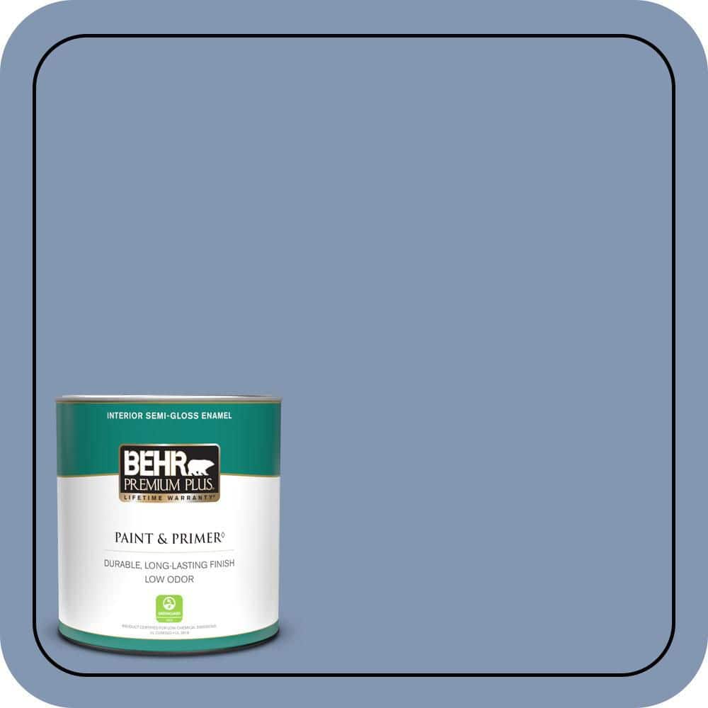 1 qt. #S530-4 Jet Set Semi-Gloss Enamel Low Odor Interior Paint & Primer price history on PriceWatchPro