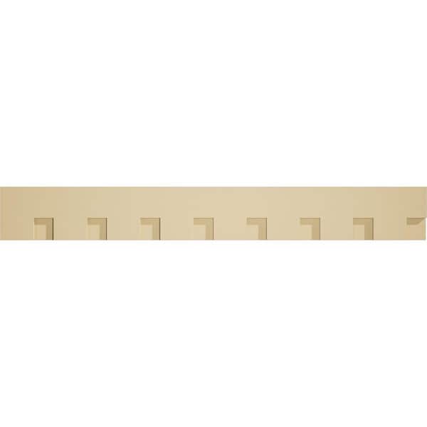 1 in. D x 6 in. W x 40 in. L Primed Polyurethane Panel Moulding