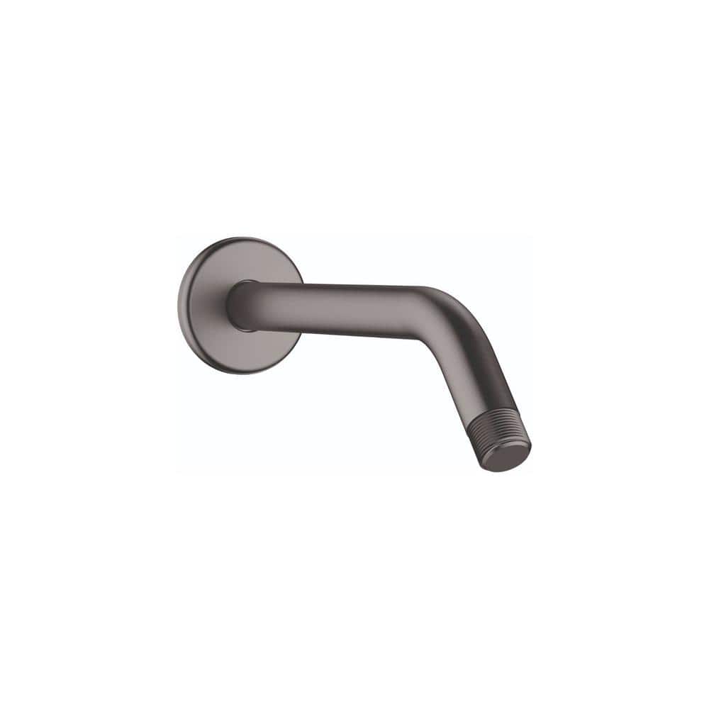 9-Inch Brushed Black Chrome Wall-Mount Shower Arm