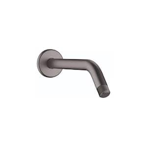 Standard 9 in. Shower Arm in Brushed Black Chrome