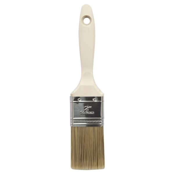Linzer - 2 in. White China Bristle Flat Stain Brush
