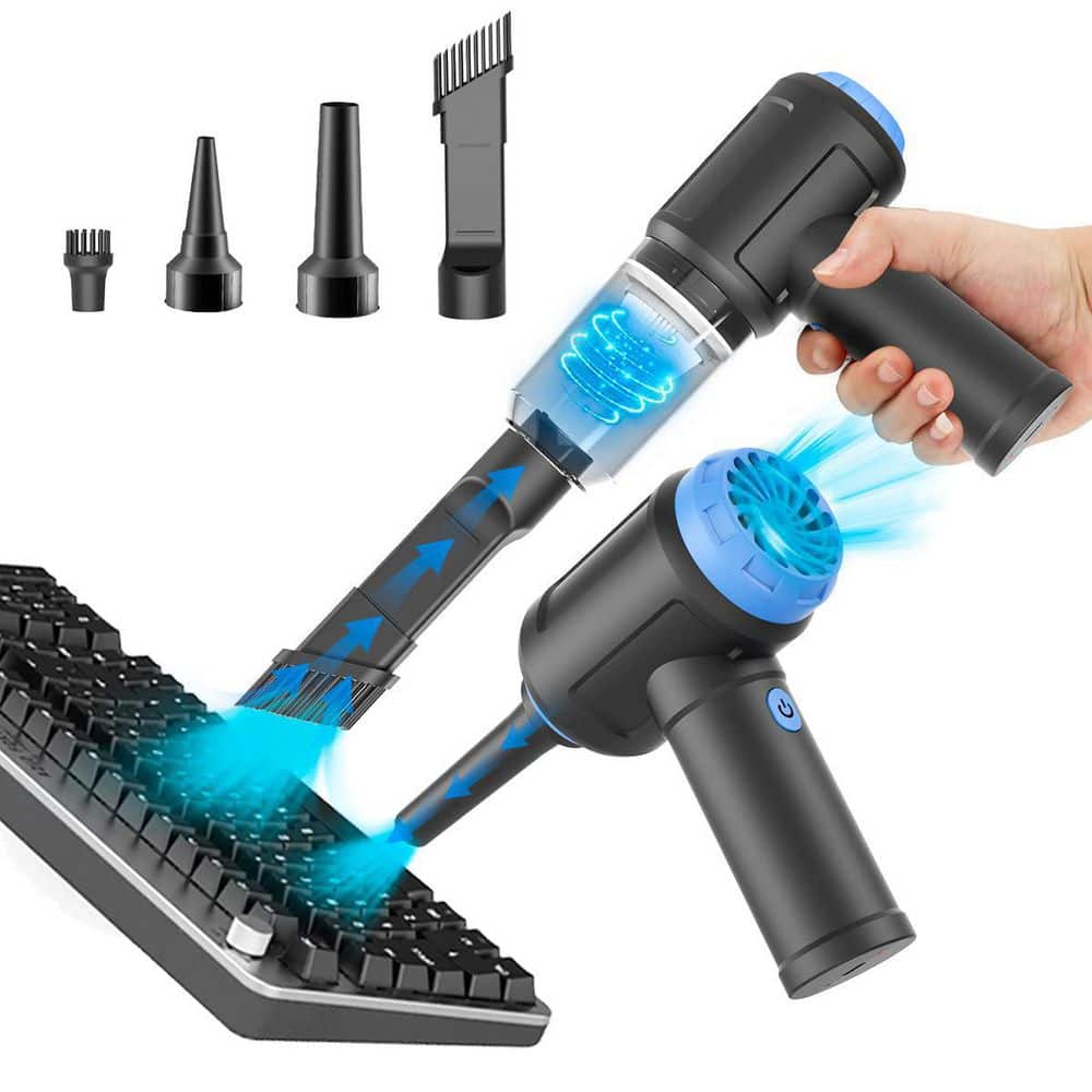 BIBIVIS Computer Air Duster, Cordless Canned Air Computer Vacuum ...