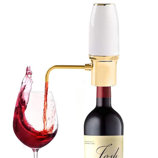 Plastic Electric Wine Aerator Decanter Pourer Automatic Dispenser with USB Fast Charging for Kitchen Bar