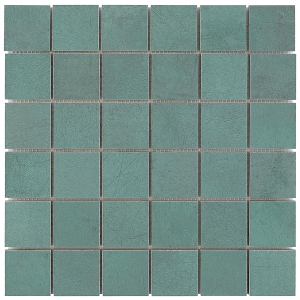 Ivy Hill Tile Forge Emerald 4 in. x 0.35 in. Matte Porcelain Floor and ...