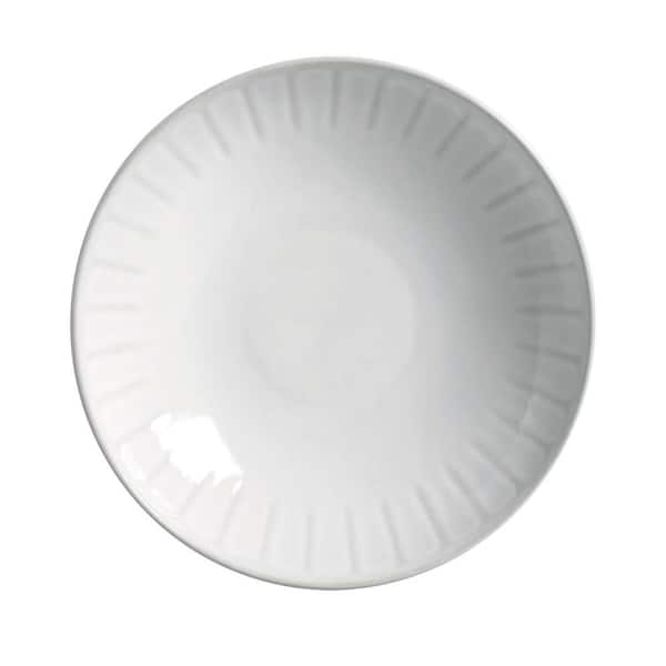 PORTO BRASIL 19.45 fl. oz. Aurora White Stoneware Coup Soup Bowl (Set of 6)