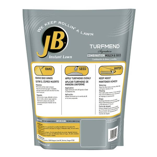 JB INSTANT LAWN JB 8 lbs. Signature Sunny Perennial Ryegrass Blend