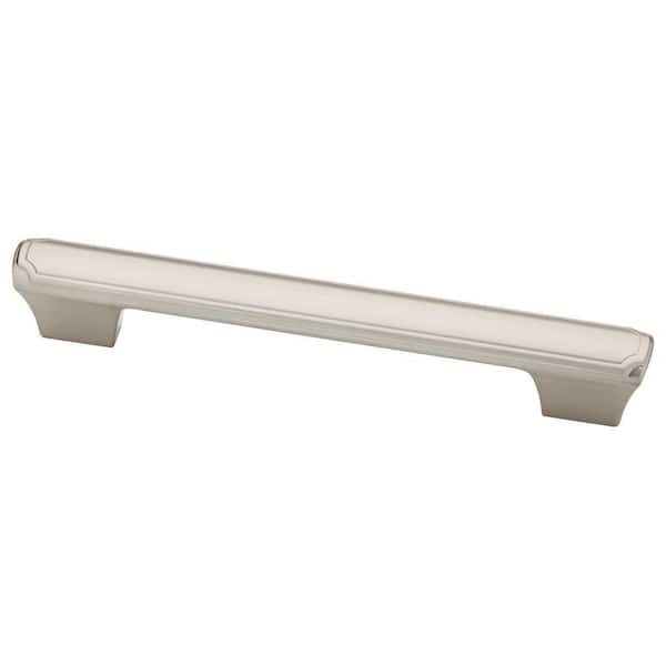 Liberty Athens 5-1/16 in. (128mm) Center-to-Center Satin Nickel Theo Bar Drawer Pull