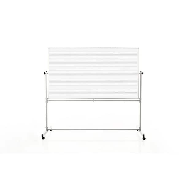 72 in. x 48 in. Mobile Music Whiteboard