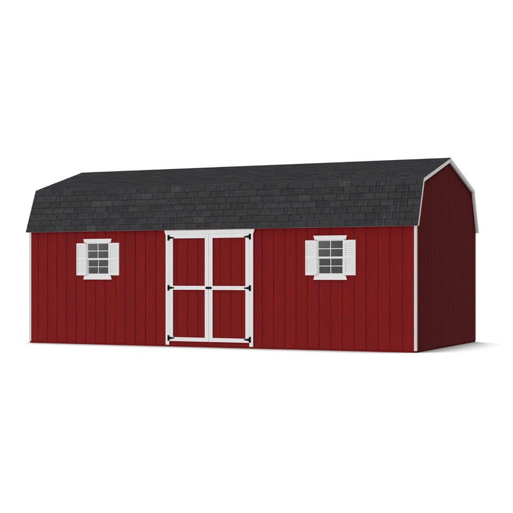 Value Gambrel Workshop 12 ft. x 24 ft. Outdoor Wood Storage Shed Precut Kit (288 sq. ft.) price history on PriceWatchPro