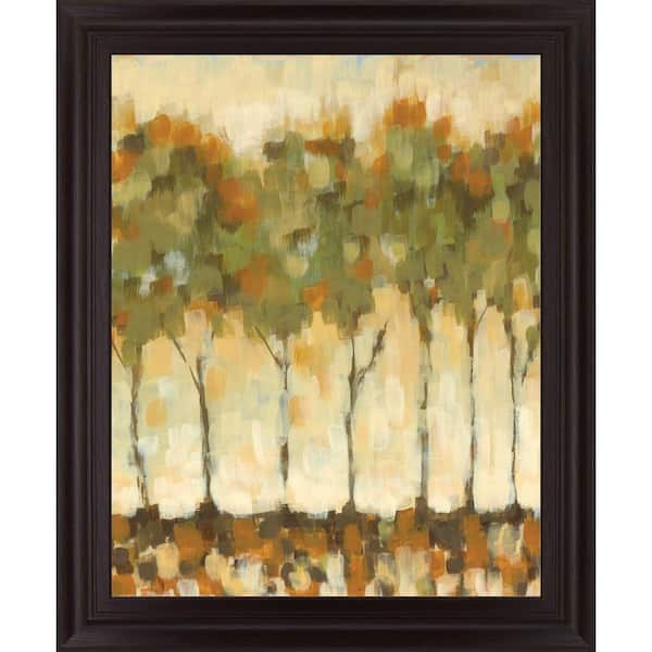 Classy Art "Summer In The Park" By Jeni Lee Framed Graphic Print Abstract Wall Art 28 in. x 34 in.